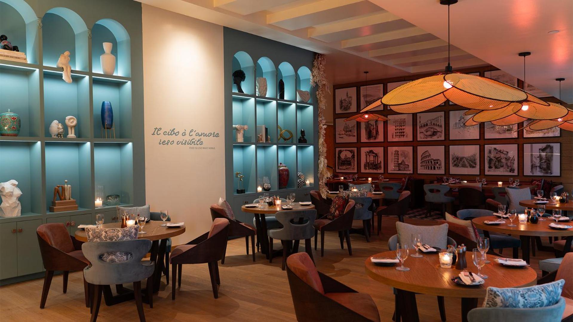 Fairmont Riaad Buitenkant foto Restaurant interior