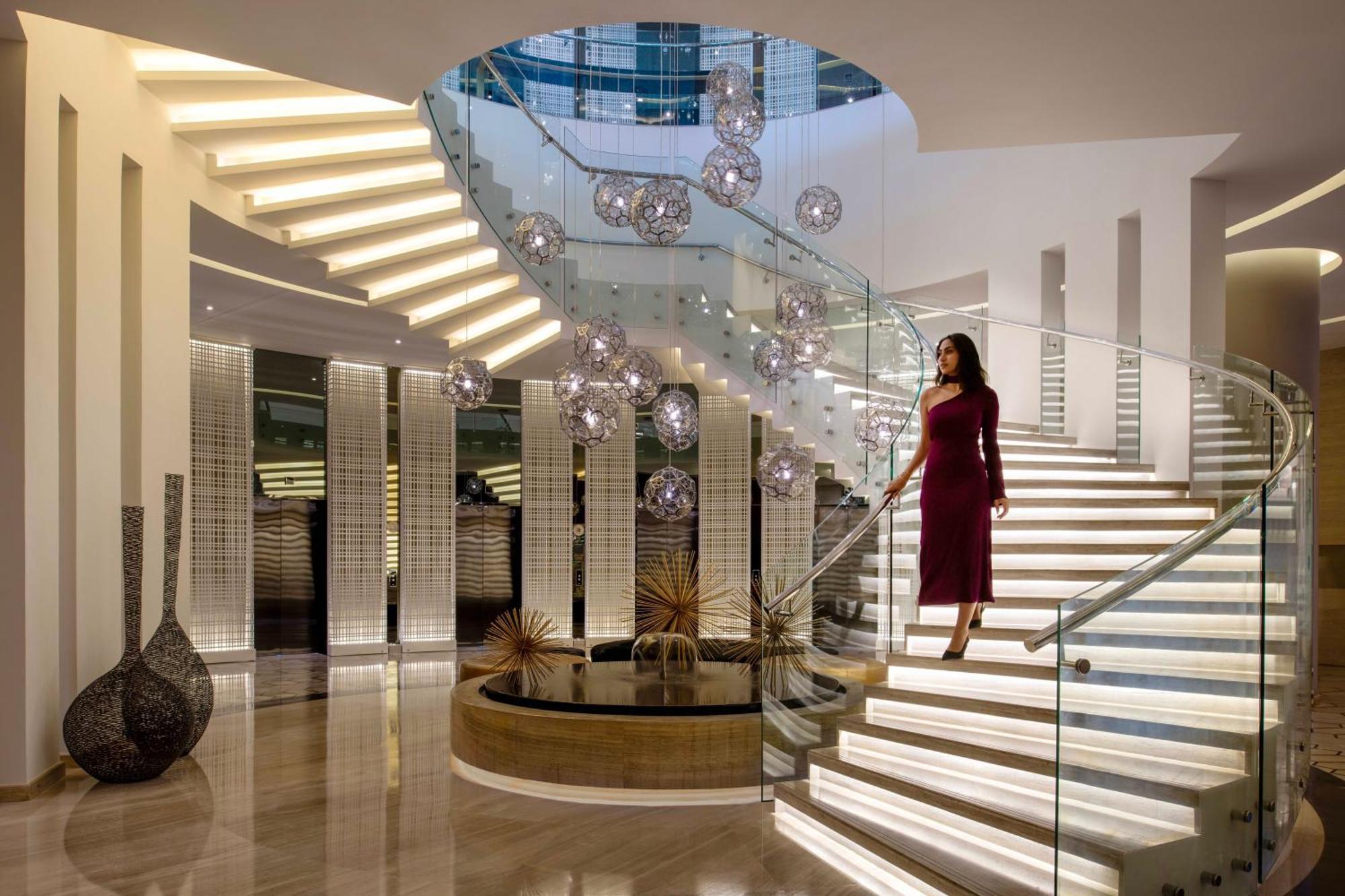 Fairmont Riaad Buitenkant foto The lobby of the hotel