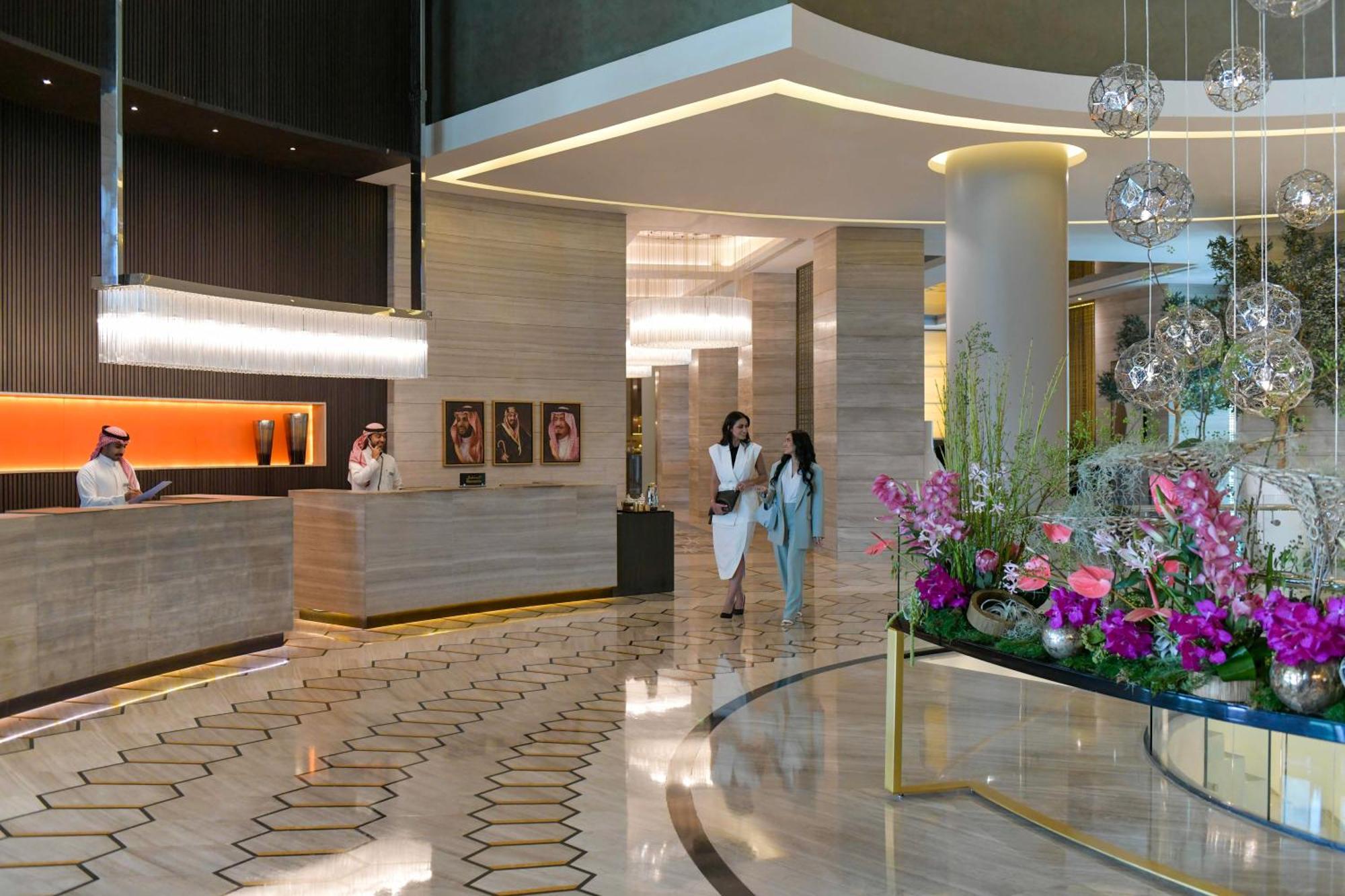 Fairmont Riaad Buitenkant foto Lobby